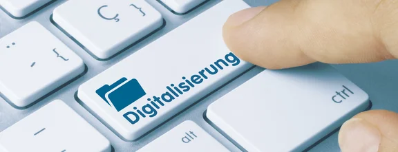 Grafische Darstellung der Digitalisierung