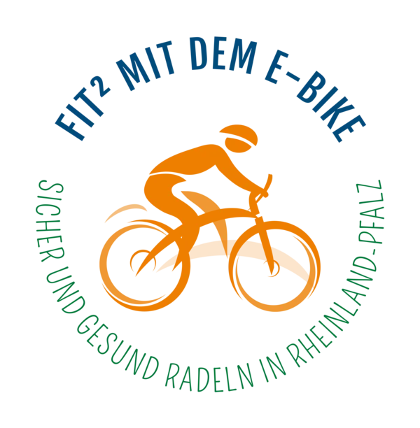 Logo: Fit2 mit dem E-Bike, Sicher und Gesund Radeln in Rheinland-Pfalz