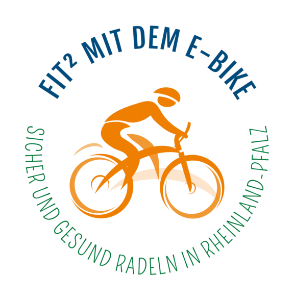 Logo: Fit2 mit dem E-Bike, Sicher und Gesund Radeln in Rheinland-Pfalz